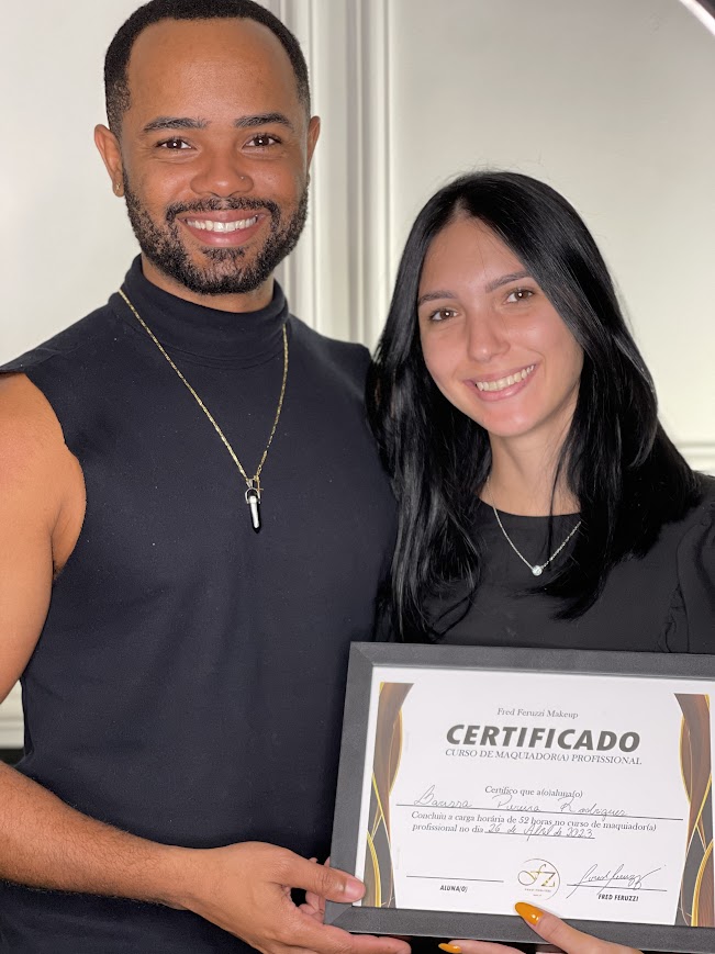 Aluna certificada por Fred Feruzzi